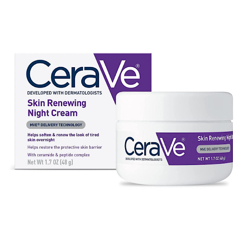 کرم شب ترمیم‌کننده سراوی (CeraVe Skin Renewing Night Cream)