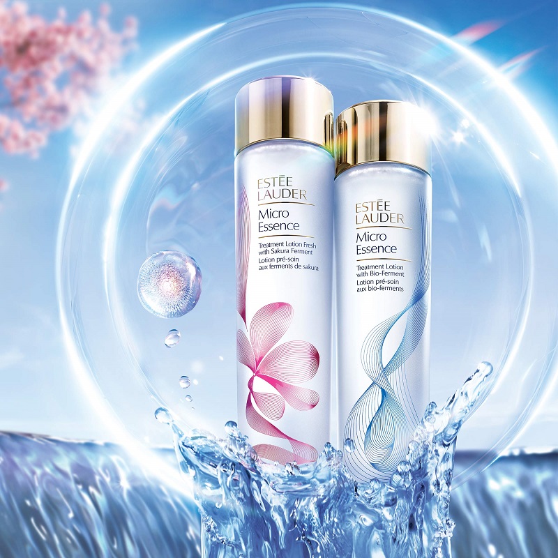 تونر استی لادر مدل Sakura Ferment ا Estee lauder micro essence treatment lotion fresh with sakura ferment