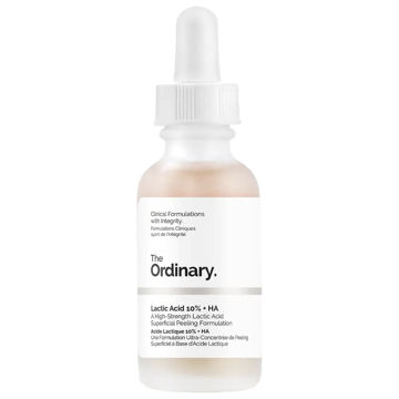 سرم لاکتیک اسید 10% اوردینری لایه بردار ملایم 30 میل (اصل) ا The Ordinary Lactic Acid 10% + HA