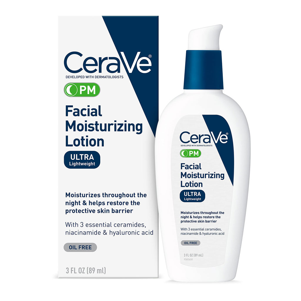 لوسیون مرطوب کننده PM سراوی ا CeraVe PM Facial Moisturizing Lotion