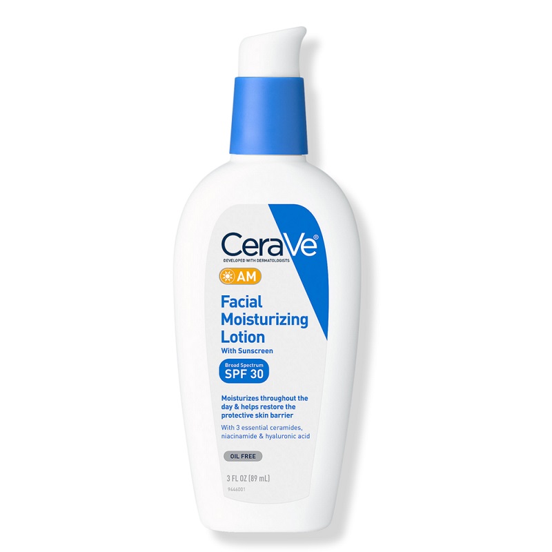 لوسیون مرطوب کننده صورت سراوی CERAVE حاوی spf30 حجم 89 میل ا CERAVE face moisturizing lotion