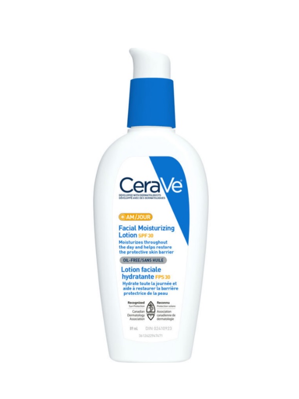 لوسیون مرطوب کننده صورت سراوی CERAVE حاوی spf30 حجم 89 میل ا CERAVE face moisturizing lotion