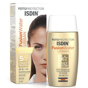 کرم ضد آفتاب ایزدین فیوژن واتر اوربان بی رنگ SPF30 (اصل) ا Isdin sunscreen fusion water urban SPF30