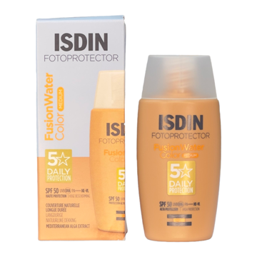 ضد آفتاب فیوژن واتر رنگی مدیوم spf 50 ایزدین | isdin medium fusion water sunscreen