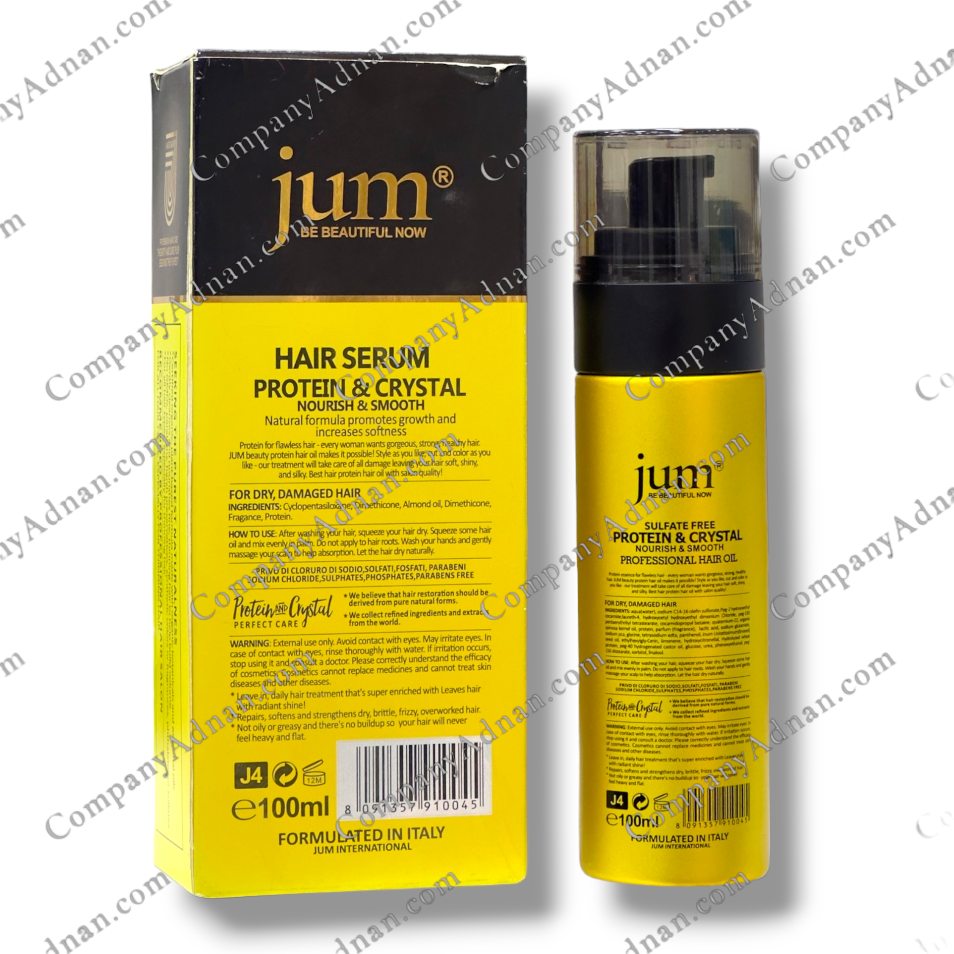 روغن آرگان جام Argan Protein Crystal Jum