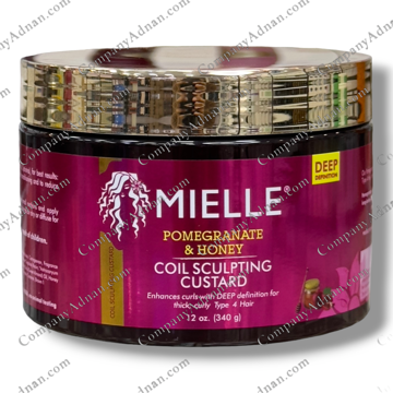 کاستارد مجسمه سازی انار و کویل عسلی Mielle Organics 340 گرم