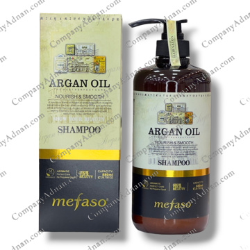 شامپو مو روغن آرگان میفاسو (بعد از کراتین) ا MEFASO ARGAN OIL NOURISH & SMOOTH HAIR SHAMPOO-