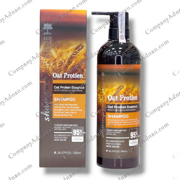 شامپو میگ بدون سولفات و پروتئین رسان جو دوسر (جوانه گندم) ا Mige Oat Protein Cream Hair Shampoo