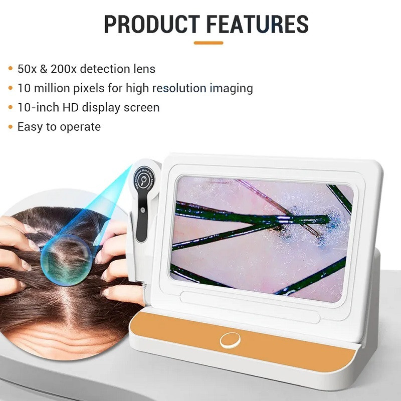 دستگاه آنالیز پوست و مو 10 اینچ لیز - 10 Inch Liz Skin and Hair Analyzer