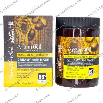 ماسک مو لایتنس اسلواکی بدون سولفات مدل Argan oil حجم 1000 میل هولوگرام دار اصل