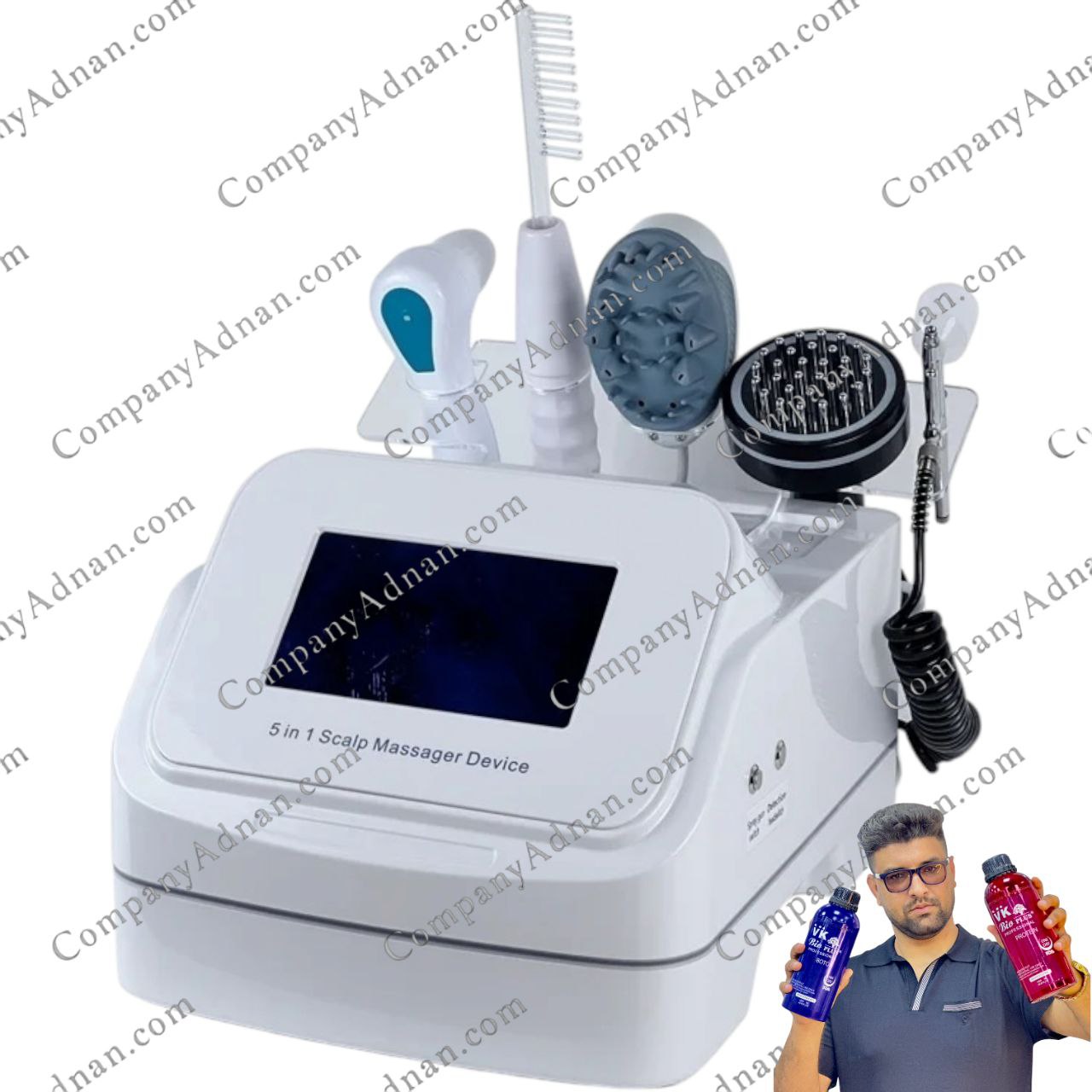 دستگاه اسکالپ 5 کاره مو لیز بدون کنترل Lizze ا Lizze 5 in 1 scalp Analyzer