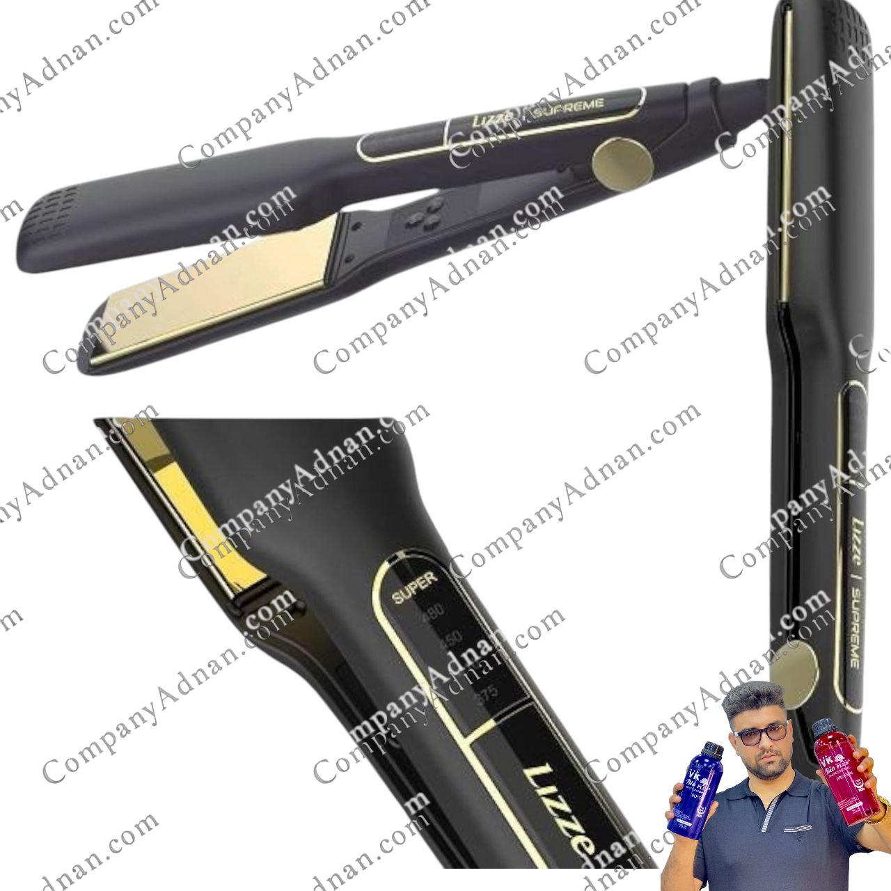 اتو مو لیز سوپریم فوق حرفه ای lizze supreme hair straightener