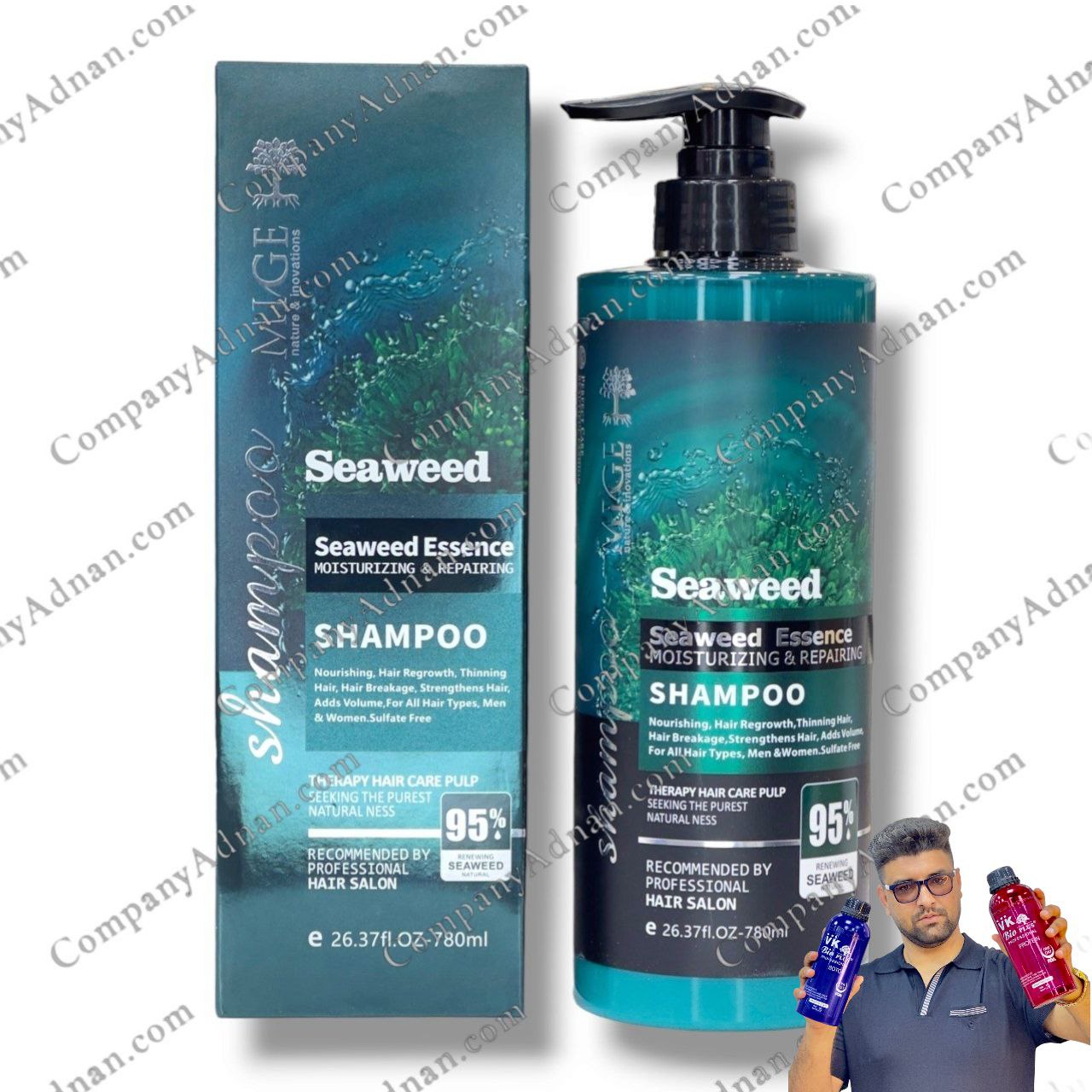 شامپو فری سولفات جلبک دریایی میگ ا Mige Seaweed Shampoo Free Sulfate