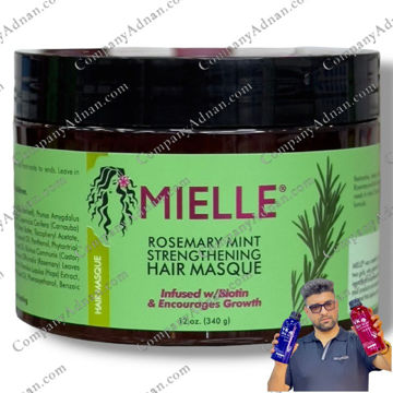 ماسک مو رزماری Mielle ا Mielle Organics Rosemary Mint Strengthening Hair Masque340gr
