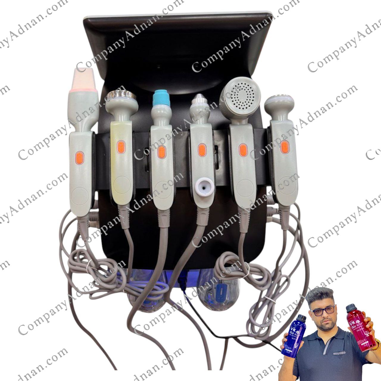 Hydrofacial 6 Function device – دستگاه هیدروفیشیال ۶ کاره برند 360 نسل جدید تجهیزات فیشیال