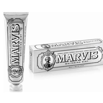 خمیر دندان سفید کننده مارویس Marvis Whitening Mint حجم 85 میلی‌لیتر