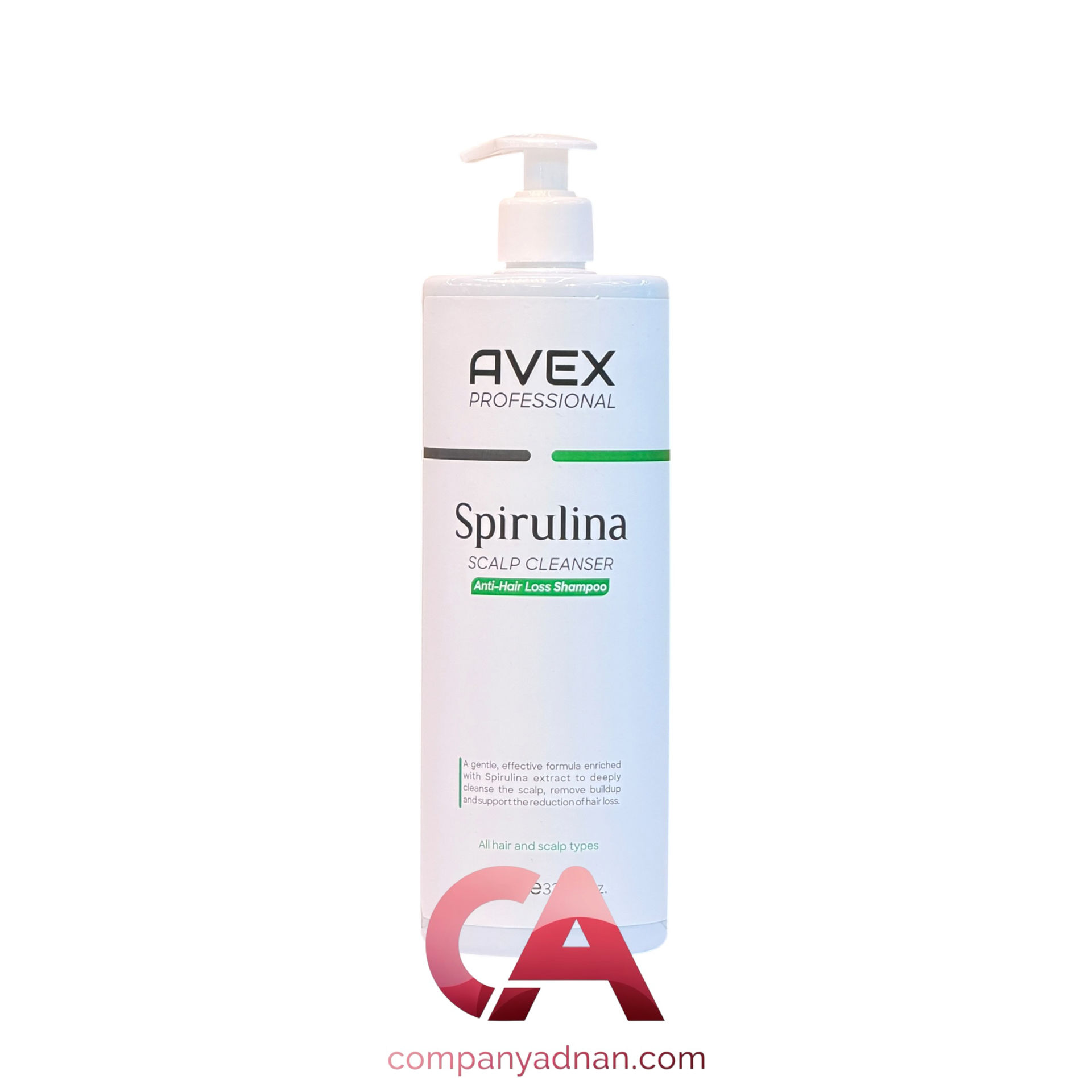 شامپو اسپیرولینا اوکس | avex-spirulina-shampoo