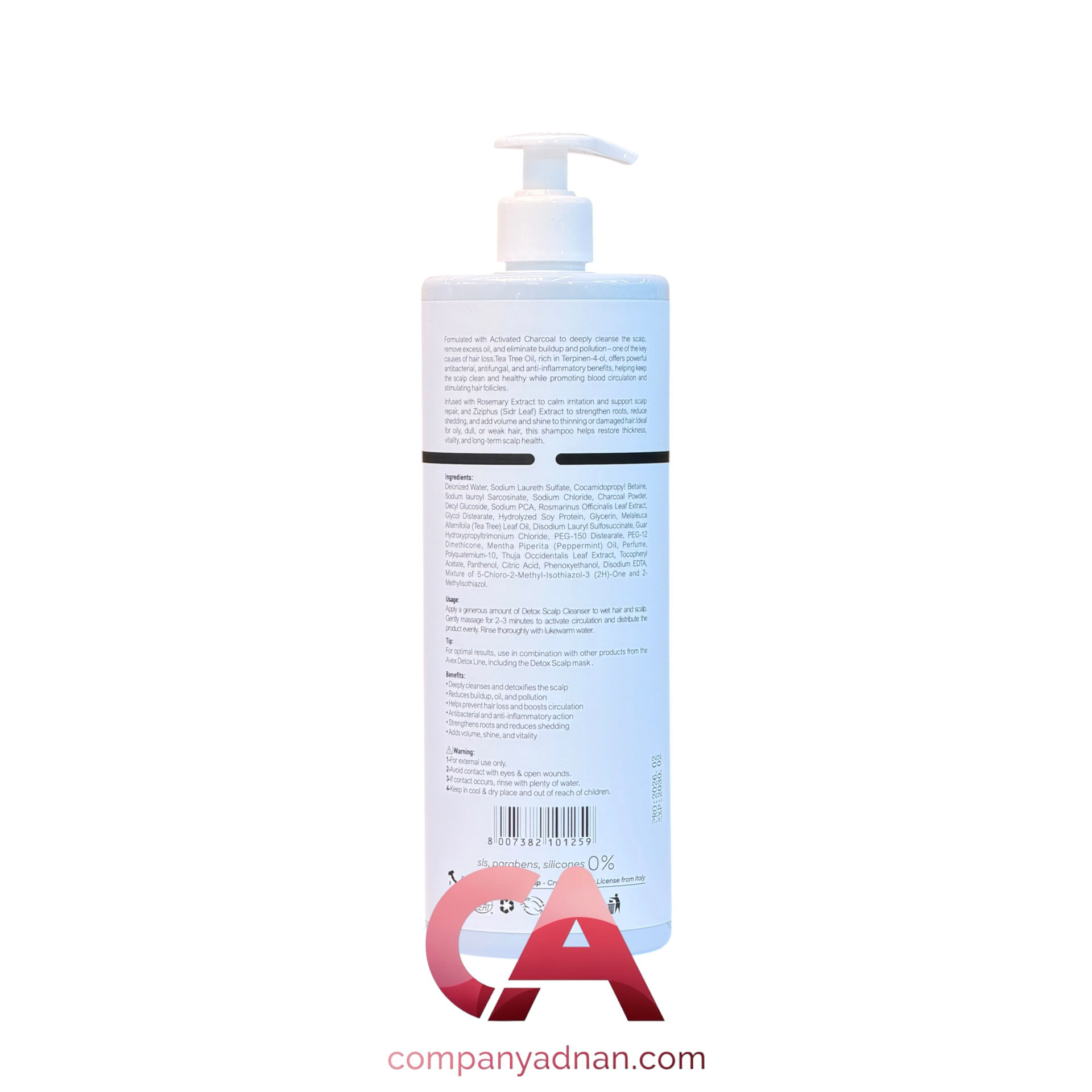 شامپو دتوکس اوکس | Shampoo AVEX Detox