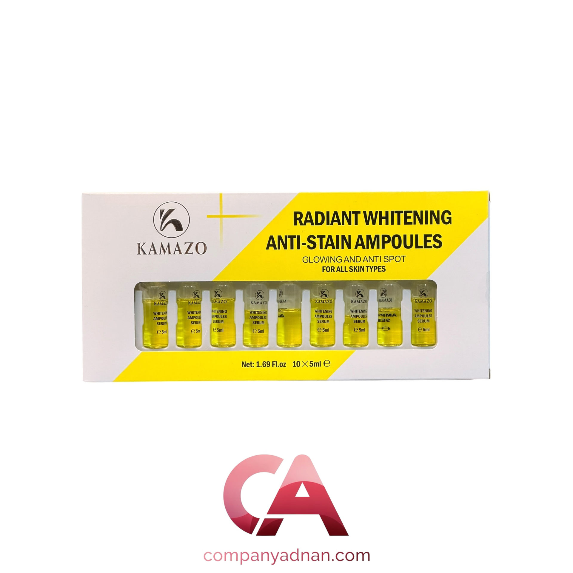 پک ویال رادیانت وایتنینگ کامازو 10*5ml