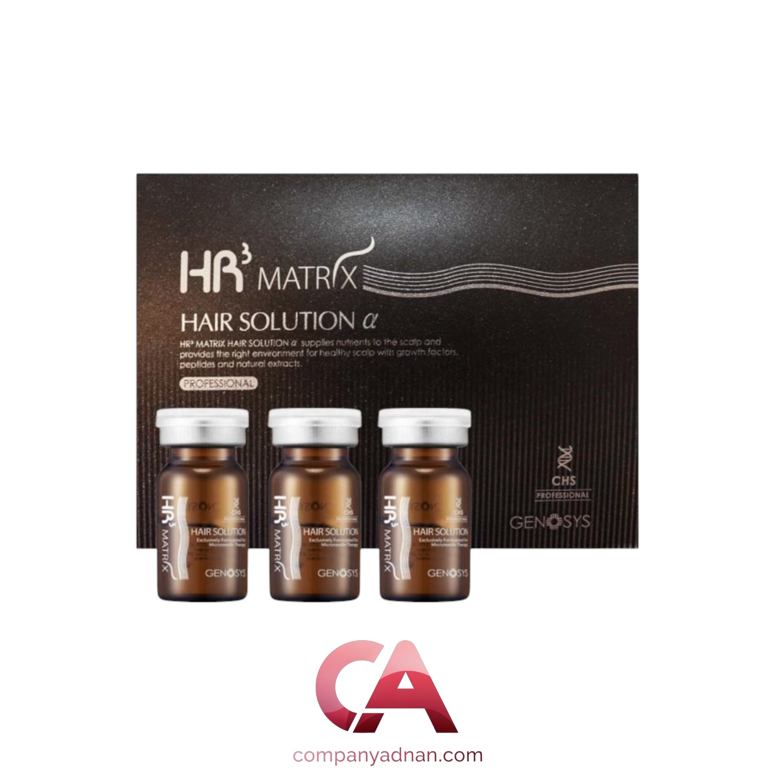 کوکتل تقویت ودرمان ریزش مو ژنوسیس | Genosys HR3 Matrix Hair Solution