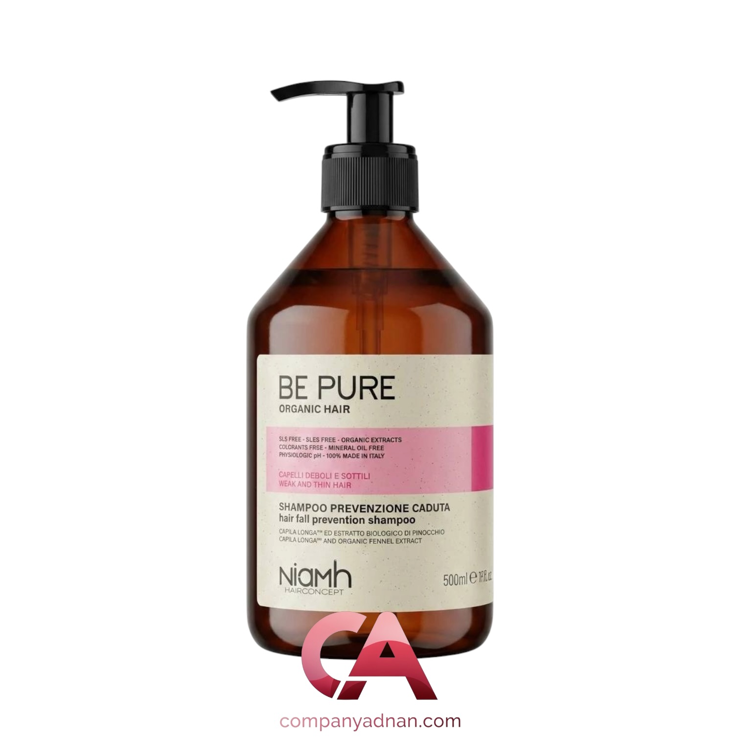 شامپو ضد ریزش بی پیور 500 میل | be pure
