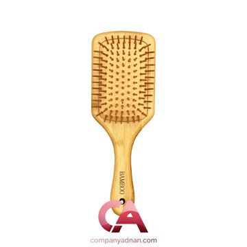 برس مو چوبی بامبو مستطیل | Bamboo wooden hair