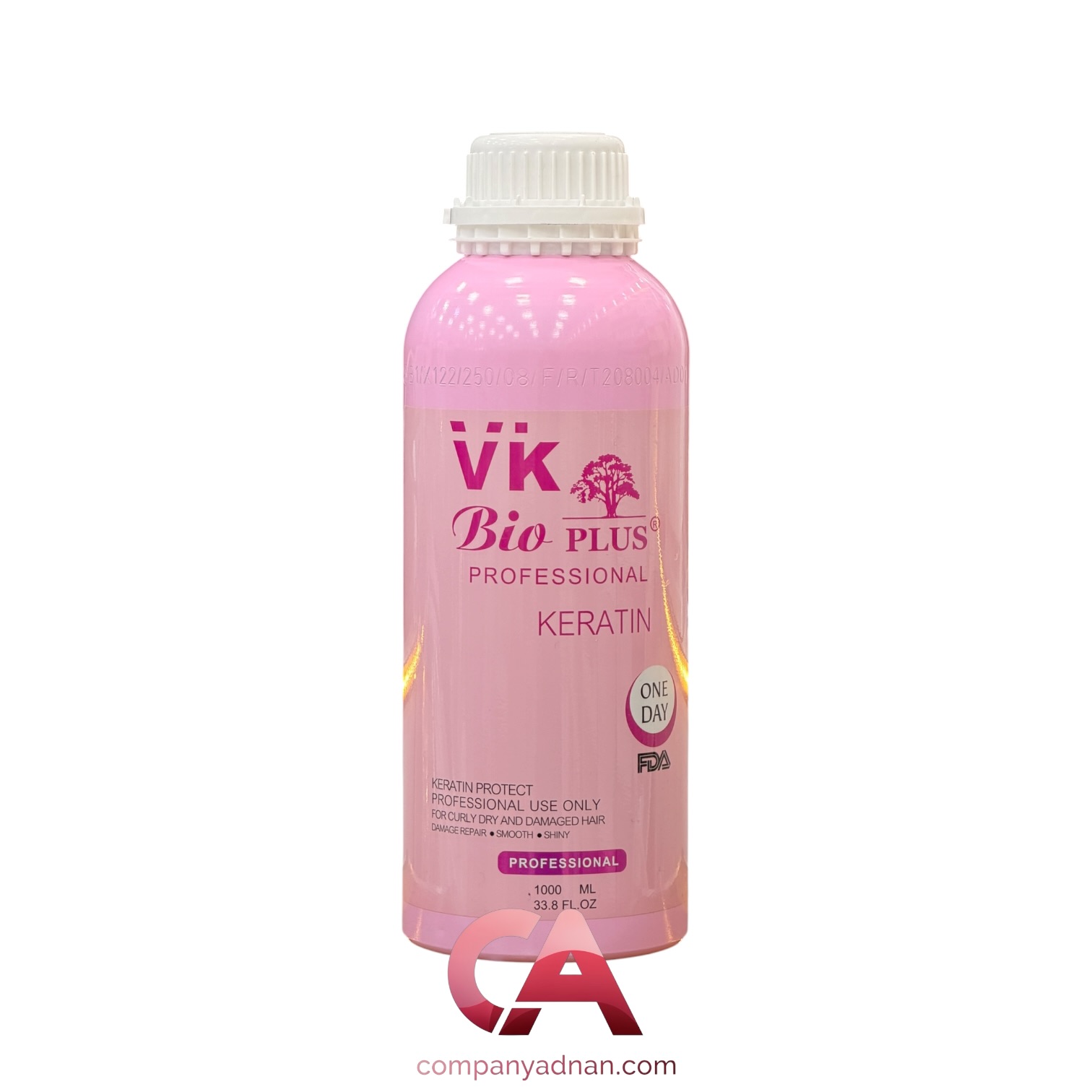 کراتین صورتی وی کی بیو پلاس vk bio plus موی نچرال و فر