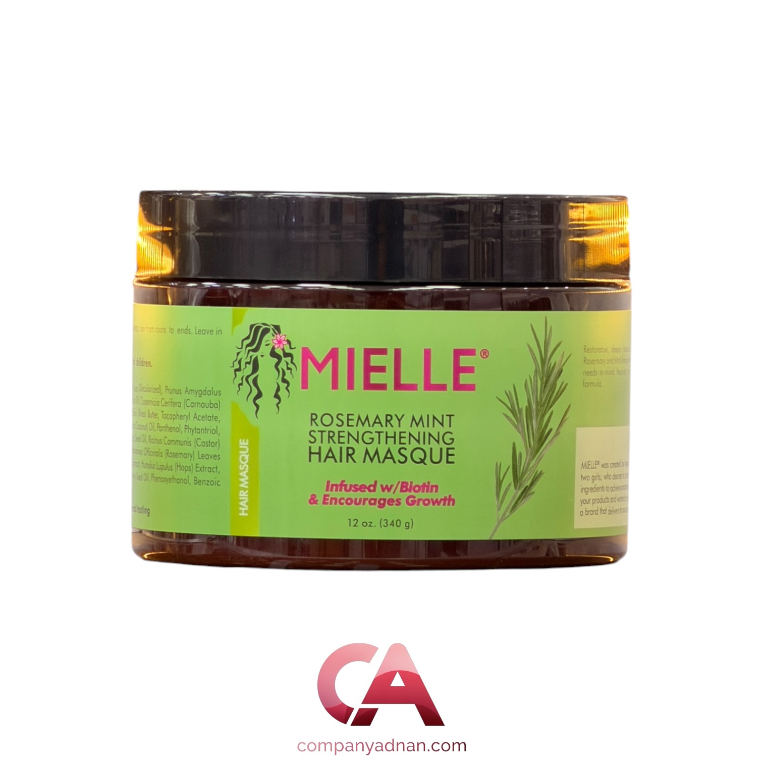 ماسک مو رزماری Mielle ا Mielle Organics Rosemary Mint Strengthening Hair Masque340gr