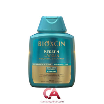 شامپو کراتین و آرگان بیوکسین Bioxcin keratin & Argan Repairing Shampoo 300Ml
