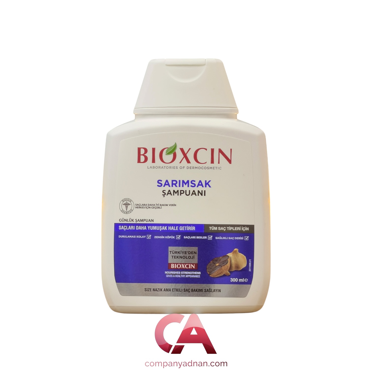 شامپو ضد ریزش سیر سیاه بیوکسین Bioxcin Black Garlic Shampoo 300Ml