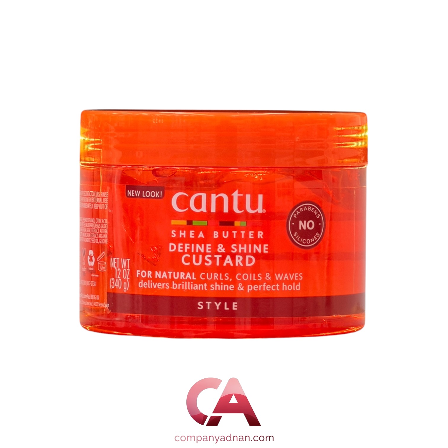 کاسترد حالت‌دهنده و براق ‌کننده کنتو Cantu Define & Shine Custard حجم 340 گرم