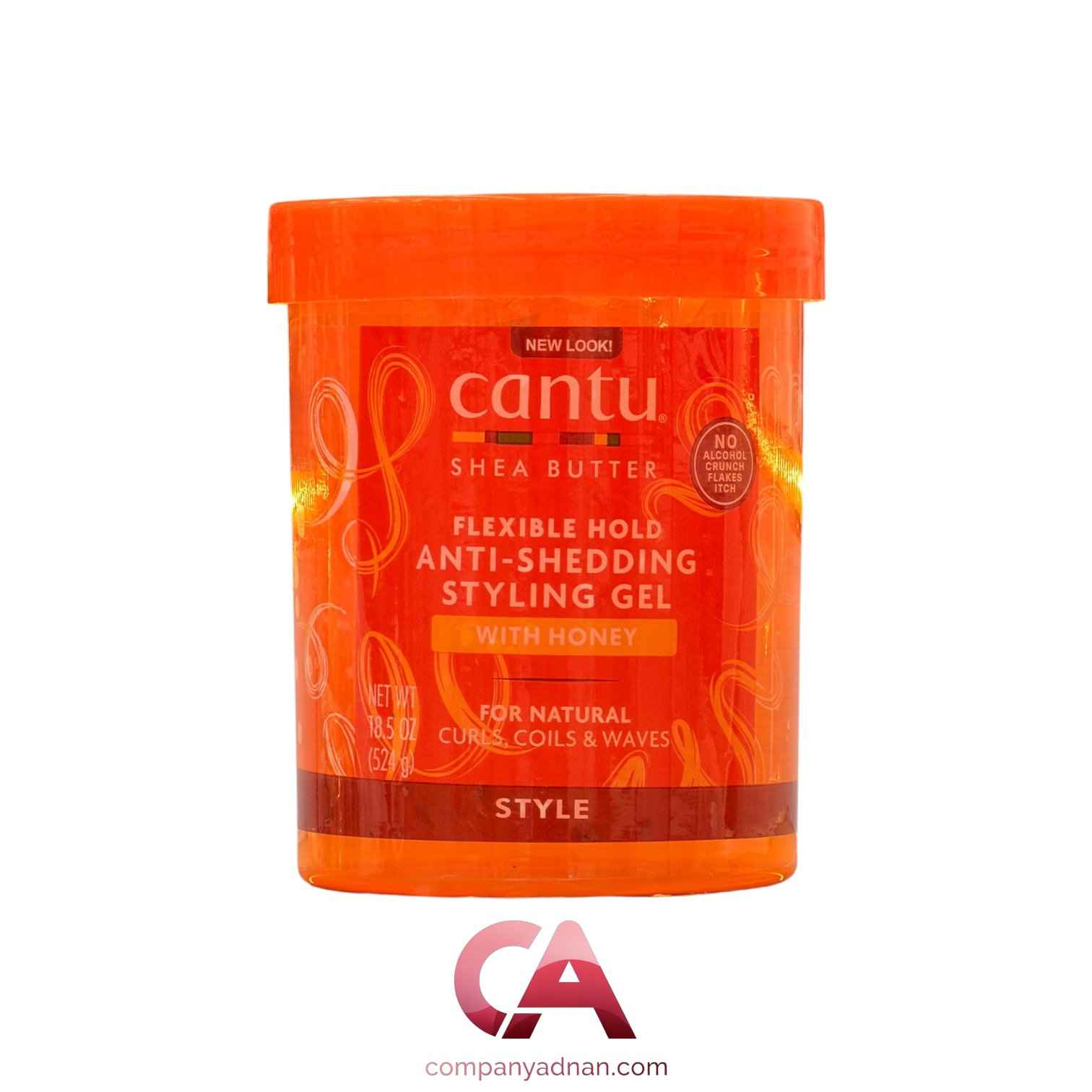 ژل عسل ضدریزش کنتو Cantu Anti-Shedding Styling Gel With Honey حجم 524 گرم