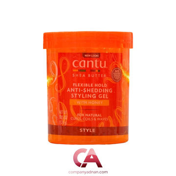 ژل عسل ضدریزش کنتو Cantu Anti-Shedding Styling Gel With Honey حجم 524 گرم