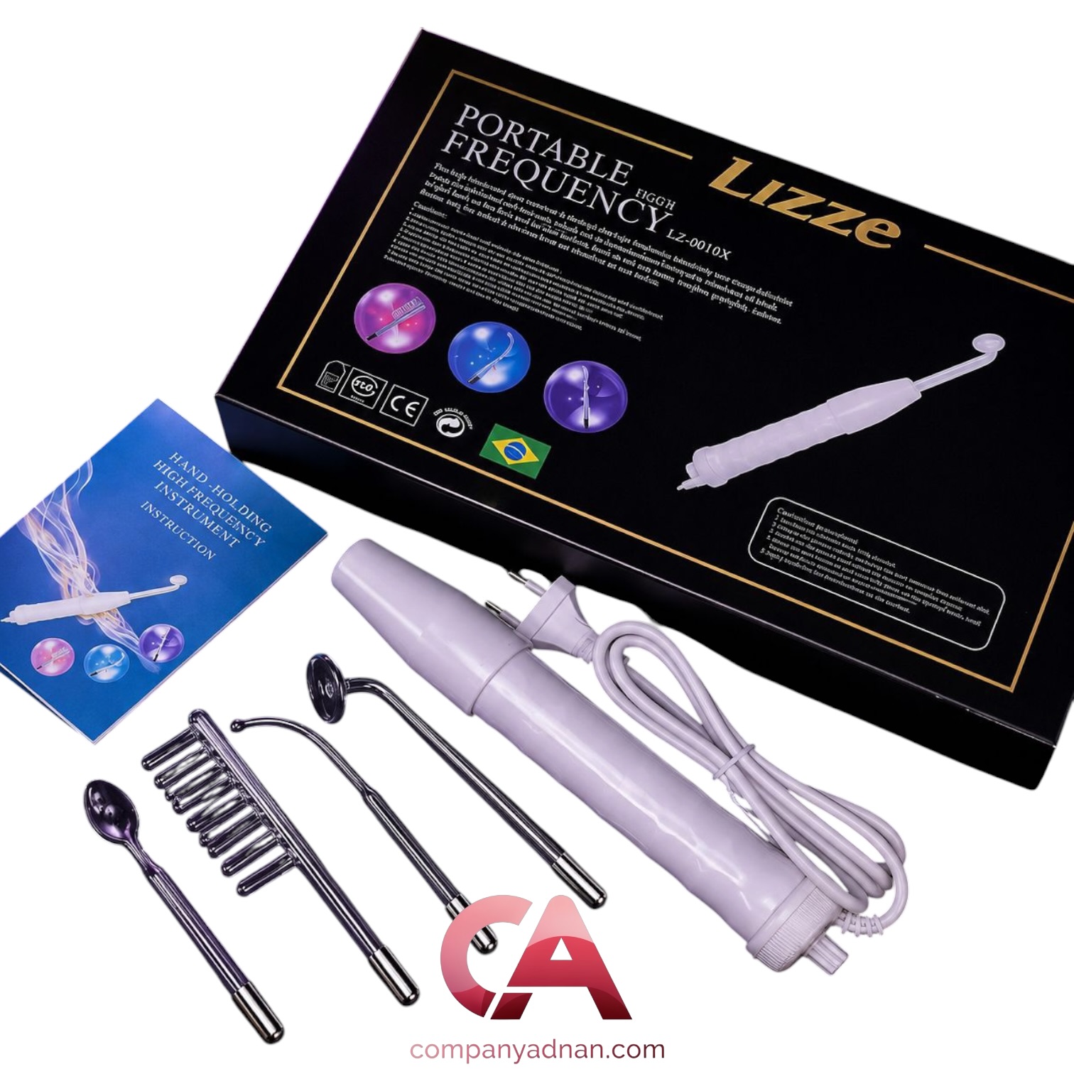 دستگاه هایفرکوئنسی لیز ۴ پروب LIZZE مدل LZ-0010X پرتابل (جعبه مخملی 2025) – واردکننده مستقیم کمپانی عدنان