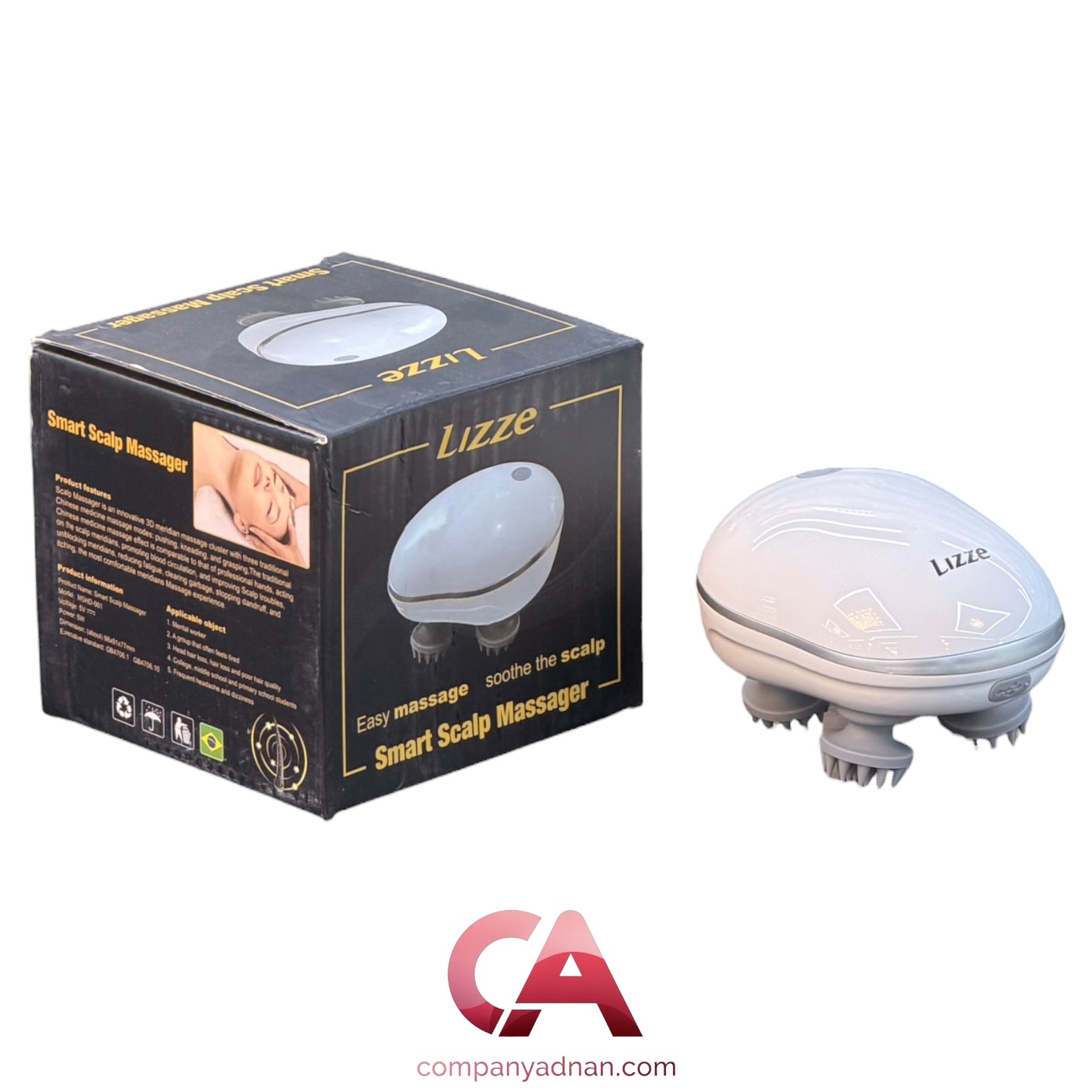 دستگاه ماساژور و اسکالپ سر لیز LIZZE مدل LZ-SCALP-LED635 (هوشمند دو زمانه – نور LED635 – پرتابل) | واردکننده مستقیم کمپانی عدنان قشم