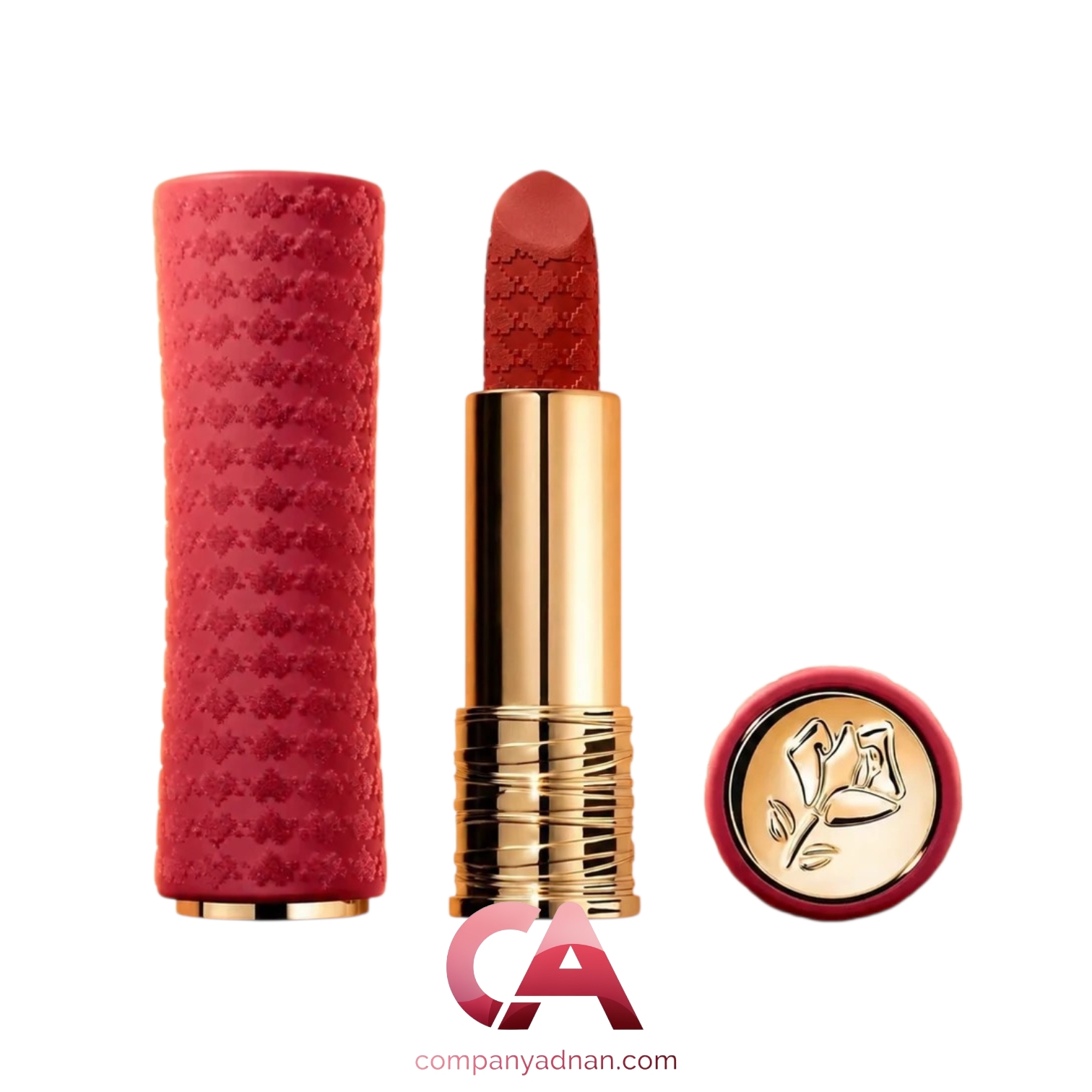 رژ لب جامد مات لانکوم مدل LABSOLU ROUGE 196