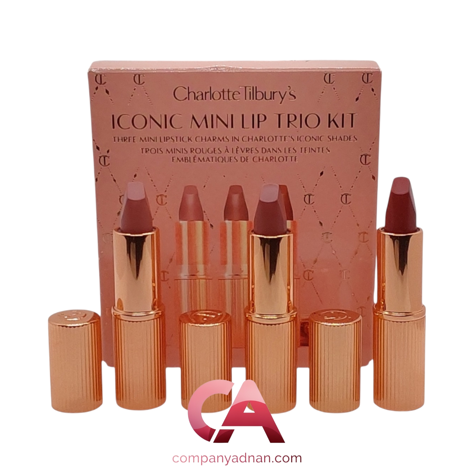 پک 3 تایی رژ لب شارلوت تیلبری ICONIC MINI LIP TRIO KIT