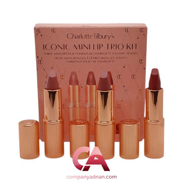 پک 3 تایی رژ لب شارلوت تیلبری ICONIC MINI LIP TRIO KIT