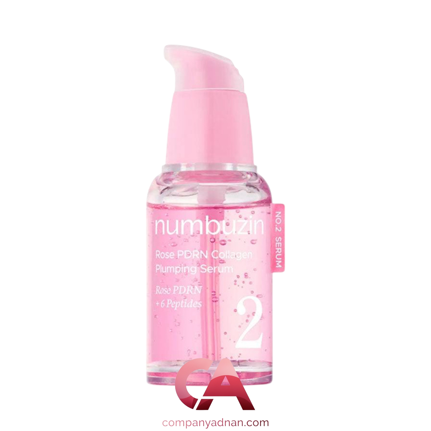 سرم کلاژن رز پی دی آر ان نامبوزین Numbuzin Rose Pdrn Collagen 6 Peptides 30Ml