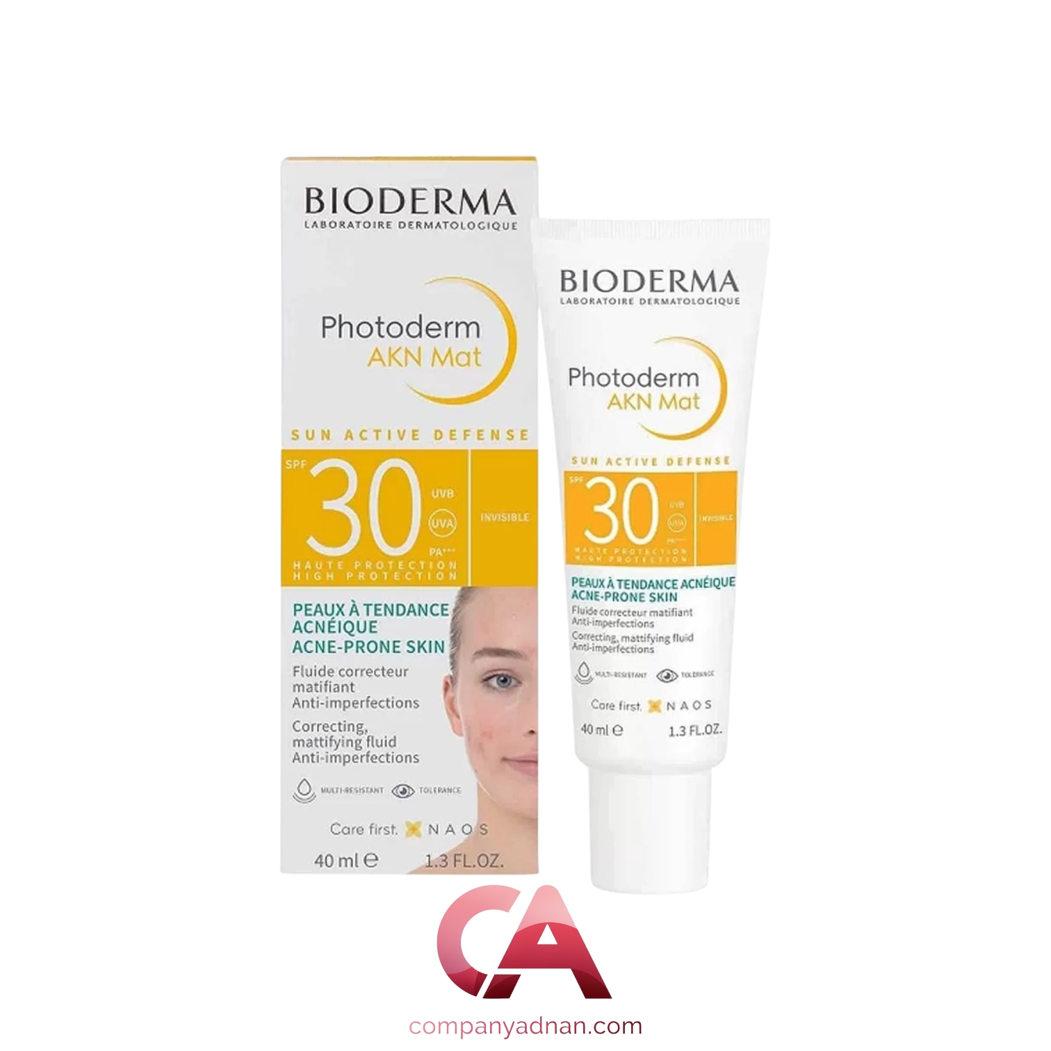 کرم ضد آفتاب بایودرما فتودرم ضد جوش آکنه مت Bioderma