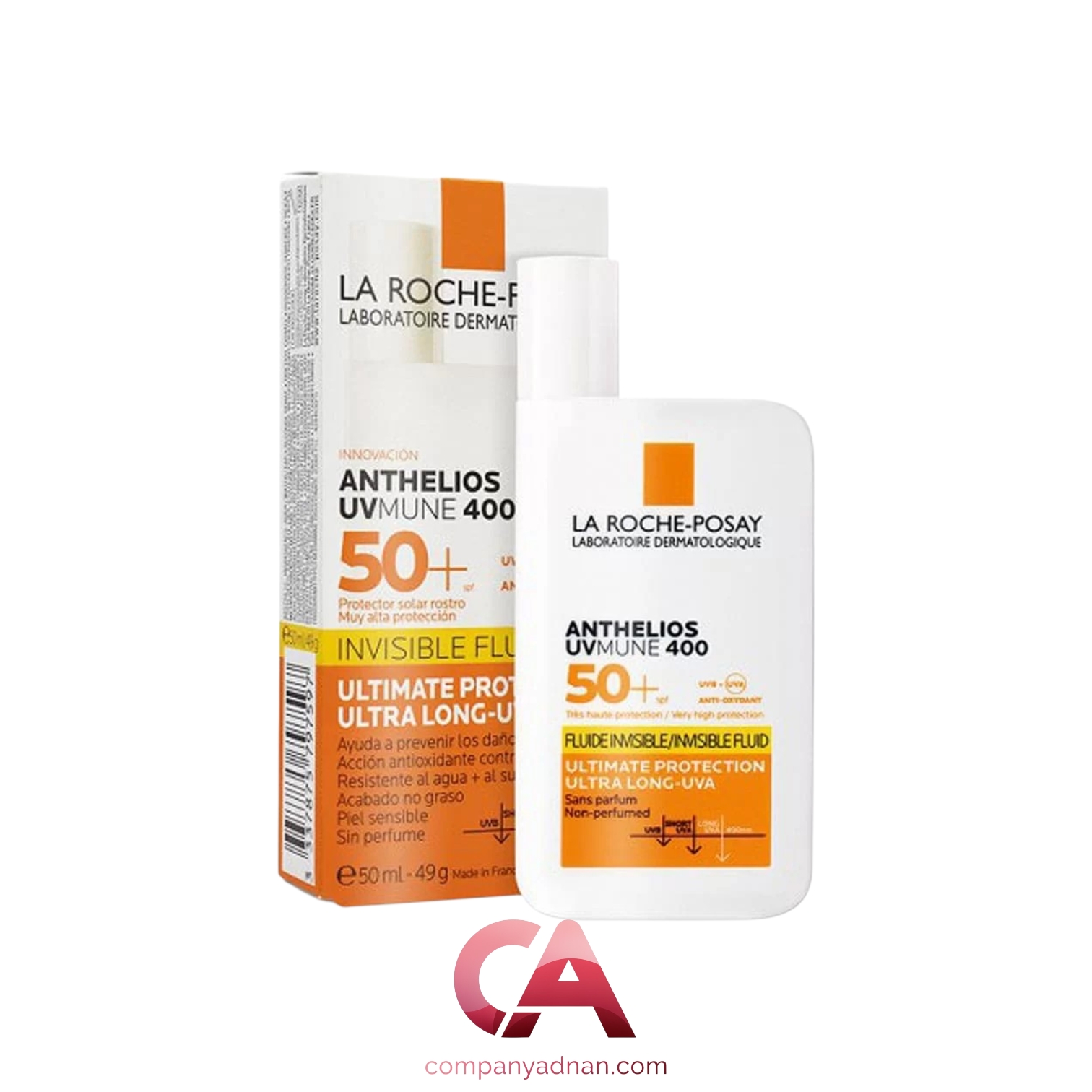 کرم ضد آفتاب لاروش پوزای بی رنگ La Roche Posay