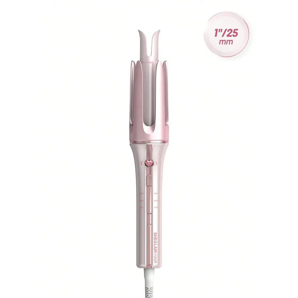 دستگاه کرلی شیگلم صورتی Sheglam Cupid’s Charm One-Touch Instant Curler