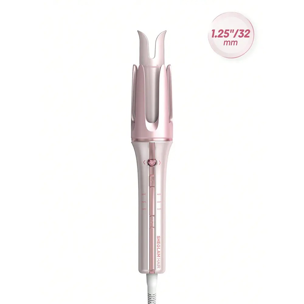 دستگاه کرلی شیگلم صورتی Sheglam Cupid’s Charm One-Touch Instant Curler