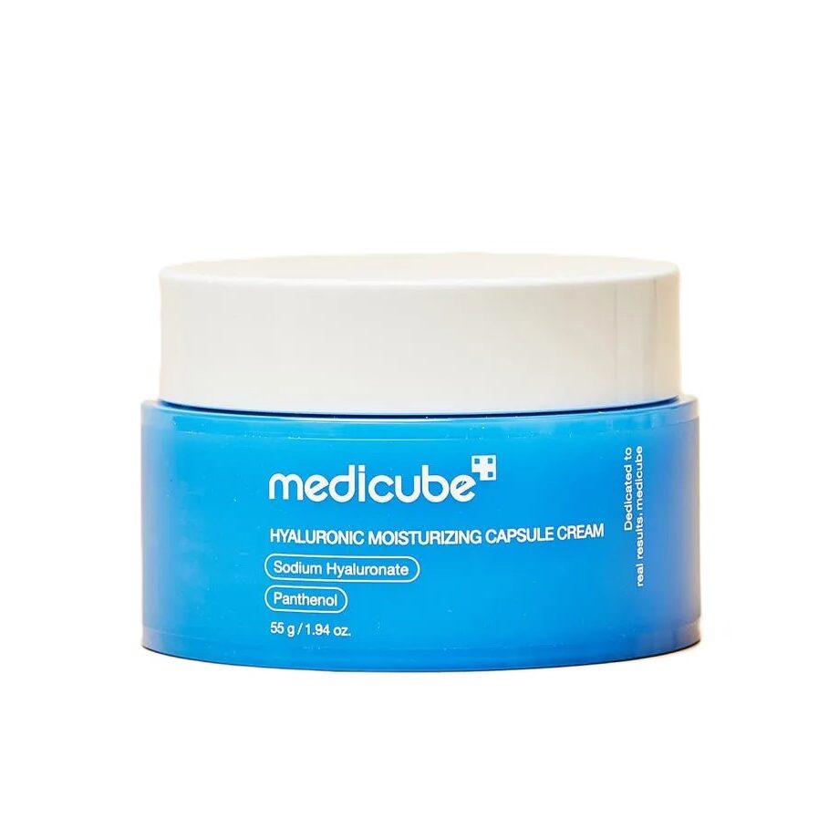 کرم کپسولی هیالورونیک اسید مدی کیوب Medicube آبرسان و مرطوب کننده پوست